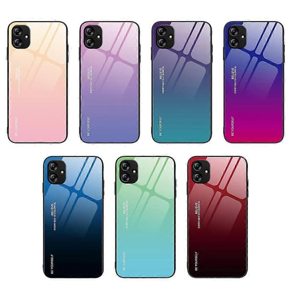 Til Samsung Galaxy A04e Gradient Color Glass Telefoncover