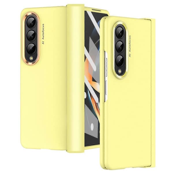 Til Samsung Galaxy Z Fold4 5G Anti-fall Sammenleggbart Telefondeksel Full Beskyttelse Hengsel Hardt PC Telefondeksel