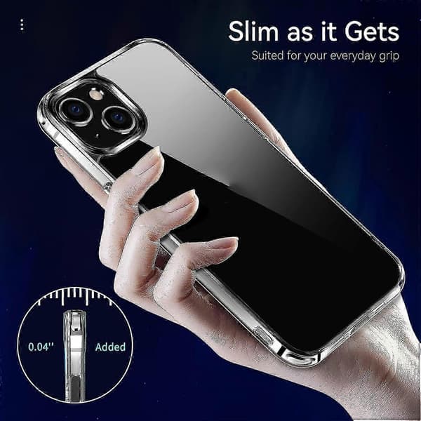 For iPhone 13 mini TPU + PC Transparent Shockproof Protective Case for iPhone 13 Mini