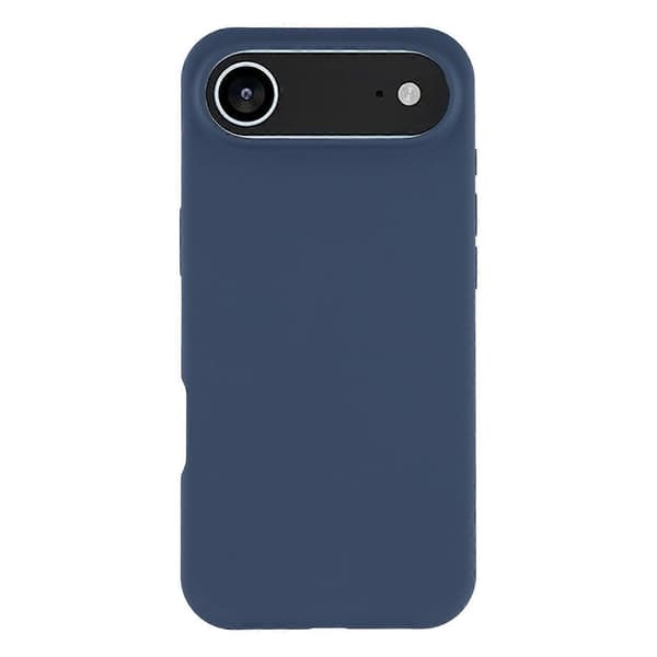 For iPhone 17 Air Case Solid Silikon Støtsikkert Telefonbakdeksel - Mørkeblå