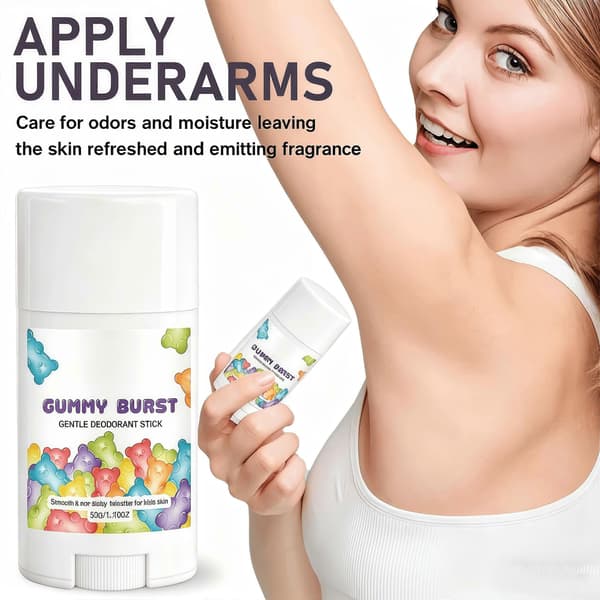 Unisex Deodorantstick, 72-timmars luktkontroll, långvarig fräschör, skonsam icke-irriterande formula, resevänlig bärbar storlek