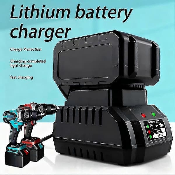 Enkelport hurtigladerbase hurtiglader for 18-21V litiumionbatteri