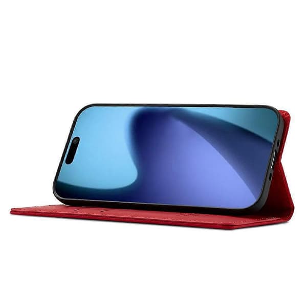 LC.IMEEKE kompatibel för iPhone 17 Air Case Plånbok Microfiber Läder Telefonskydd