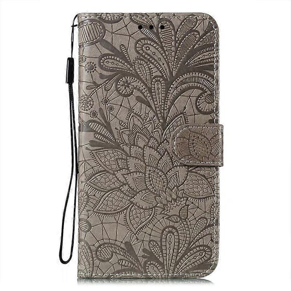 För Samsung Galaxy A04e Lace Flower Embossing Flip Läder Phone Case
