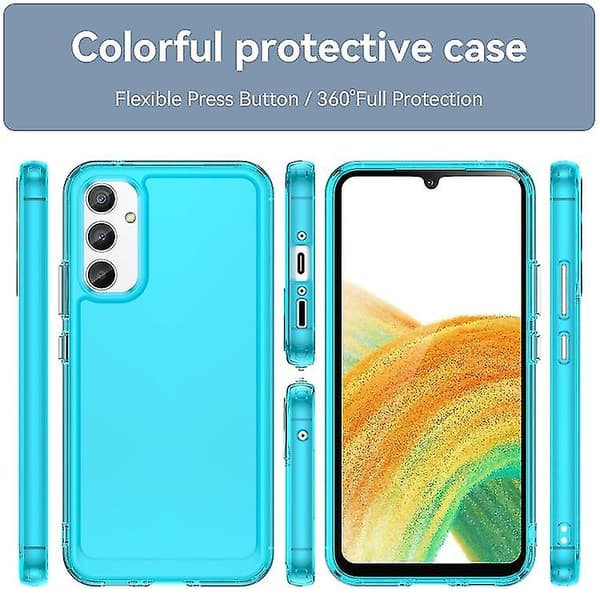 Til Samsung Galaxy A34 5g Candy Series TPU telefoncover