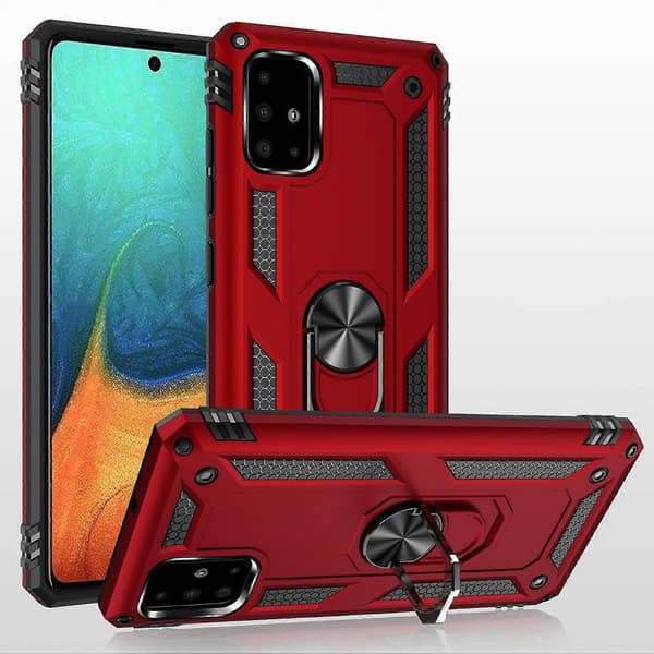 Hybridskal PC TPU Kickstand Armor Mobilskal för Samsung Galaxy A71