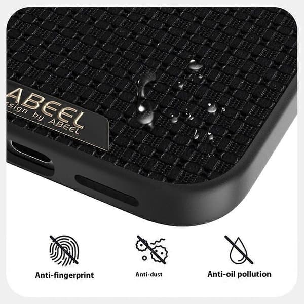 ABEEL-kompatibel för iPhone 17 Air Case kompatibel med MagSafe texturerad mikroprägling bakstycke