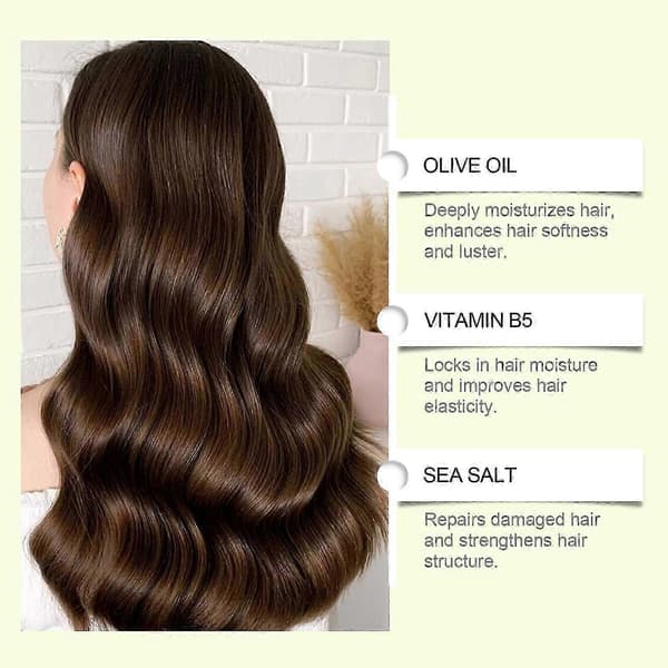 Lättviktig Hårstyling Skummousse för Fluffiga Lockar & Långvarig Volym, Närande & Lätt att Använda