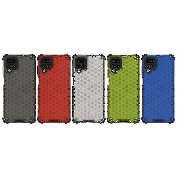 For Samsung Galaxy A12 5g Honeycomb Phone Case (White)