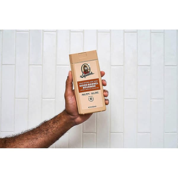 Dr. Squatch Kropsvask til mænd uden eksfoliering - Wood Barrel Bourbon - 414 ml