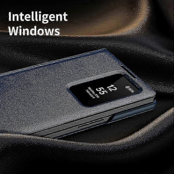 View Window Telefoncover med rum til Samsung Galaxy Z Fold4 Blå z