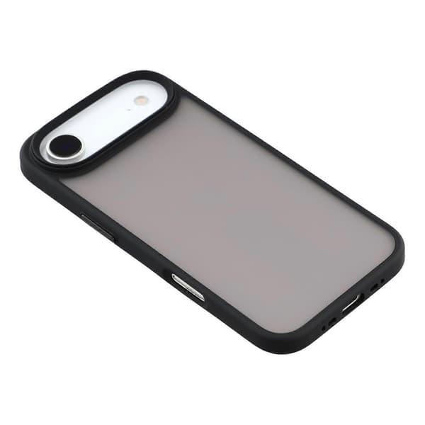 For iPhone 17 Air Case Støtsikkert TPU+PC Telefonbakdeksel med Metallknapper