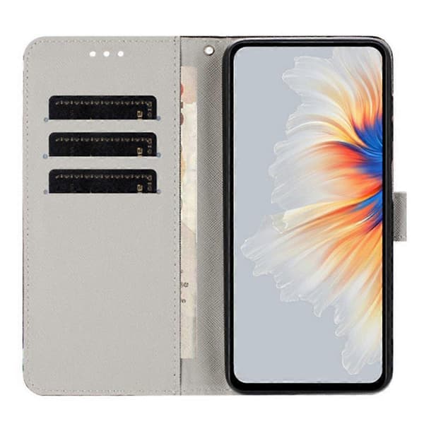 TECNO Camon 40 Pro 4G Plånboksfodral Tryckt PU Läder Mobilskal med Snodd (Dragonfly)