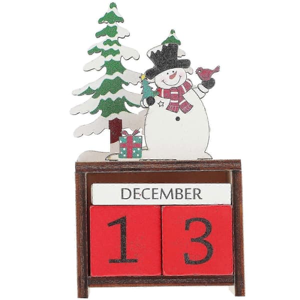 Julekalender i tre, 1 stk. for festlig dekorasjon