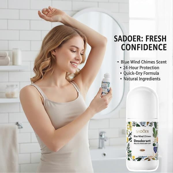Roll-on Deodorant 50ml Långvarig Fräsch Doft för Män och Kvinnor
