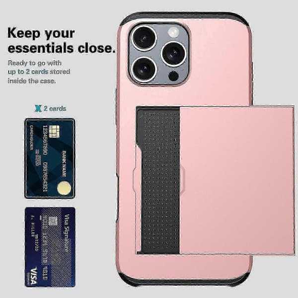 Støtsikkert rustningsdeksel til iPhone 16 (Gull)