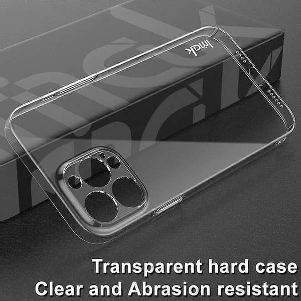 IMAK Crystal Case II Pro Hard PC Back Protective Slim Støtsikkert Deksel til iPhone 13 Pro Max 6.7 tommer