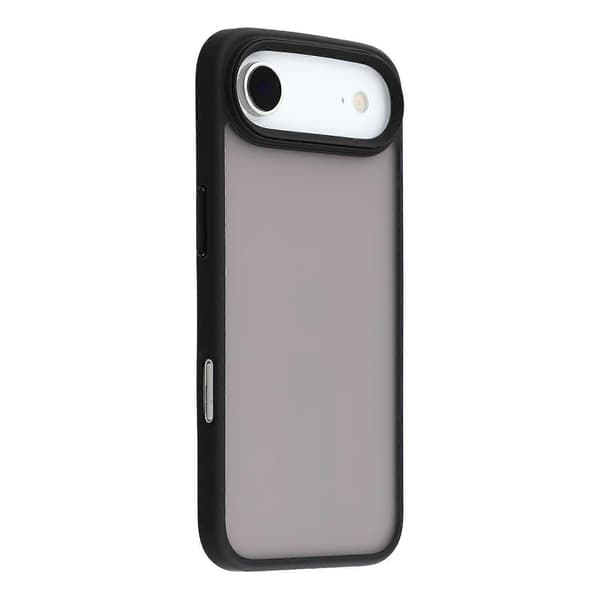 For iPhone 17 Air Case Støtsikkert TPU+PC Telefonbakdeksel med Metallknapper