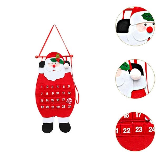 Jule-adventskalender julegave nedtælling til jul juledekoration