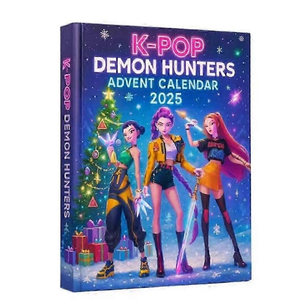Korean Wave Devil Hunter Advent Festival Blind Box, 24-dagers jule-nedtellingskalender med akrylpynt