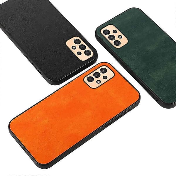 För Samsung Galaxy A13 4G Tvåfärgad Litchi Texture Phone Case