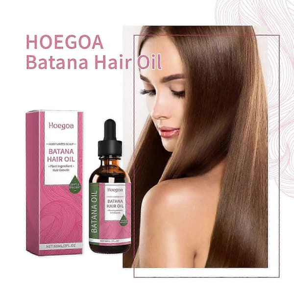 Batana hårolja, mjukt glansigt hår, fluffig hårbottenvård, hårolja, 60 ml (endast export)