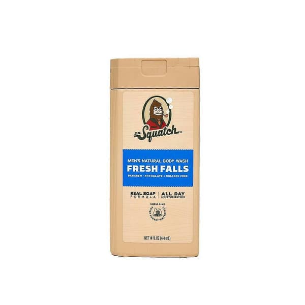 Dr. Squatch kroppsvask for menn, ikke-eksfolierende - Fresh Falls - 414 ml