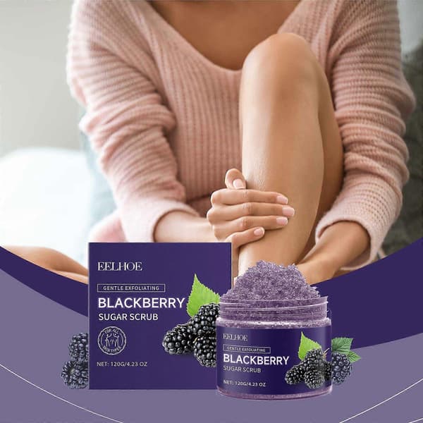 2025 Seneste Model Blackberry Sugar Body Scrub Skånsom Rensende Eksfolierende