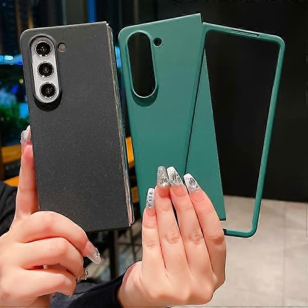 Til Samsung Galaxy Z Fold5 Solid Farge Spraymaling Telefondeksel