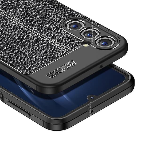För Samsung Galaxy A24 4g Litchi Texture Stötsäkert Tpu-telefonfodral