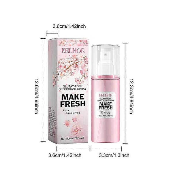 24H Antiperspirant & Deodorant Spray - Hurtigtørrende, 50ml