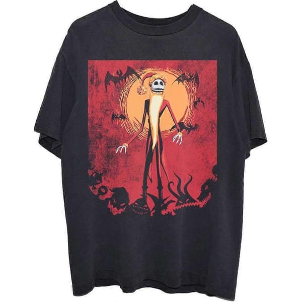 Nightmare Before Christmas Unisex T-skjorte i bomull for voksne