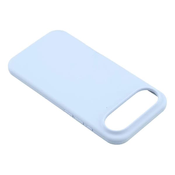 Til iPhone 17 Air-deksel Solid silikon støtsikkert telefonbakdeksel - Babyblå