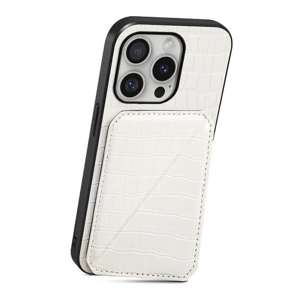 Fodral i konstläder för iPhone 16 Pro