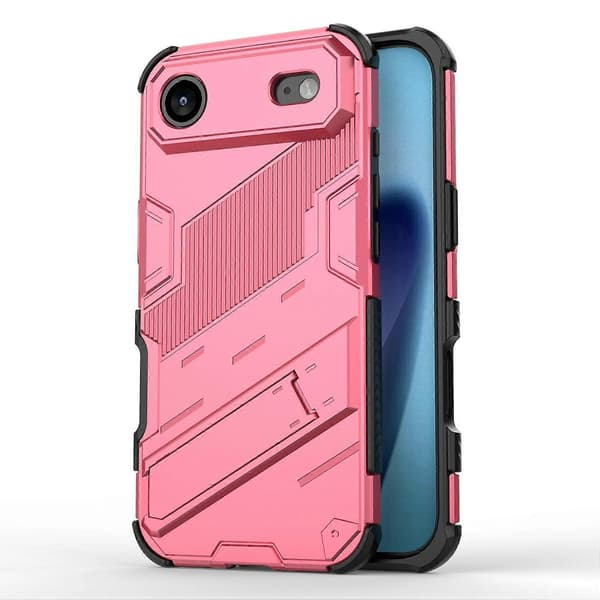 Til iPhone 17 Air-deksel PC+TPU Støtsikkert telefondeksel med støtte