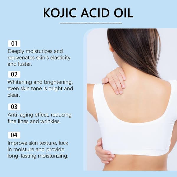 Kojic Acid Ansikts- og Kroppsolje 100ml for Ansikt og Kropp (3 stk)