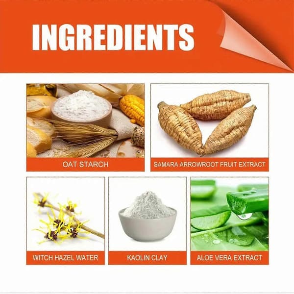 Aluminiumsfritt helkroppsdeodorant, 50g flat solid stick med ren appelsinduft - For underarmer, priv