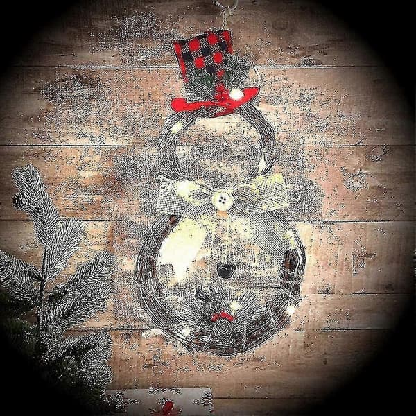 Julekrans dekorasjon lysende julekrans julepynt julegave