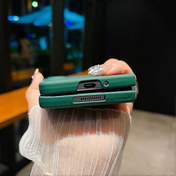 Til Samsung Galaxy Z Fold5 Solid Farge Spraymaling Telefondeksel