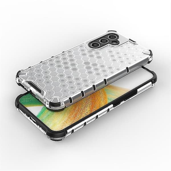 For Samsung Galaxy A04e 5g Honeycomb støtsikkert telefondeksel (rød)