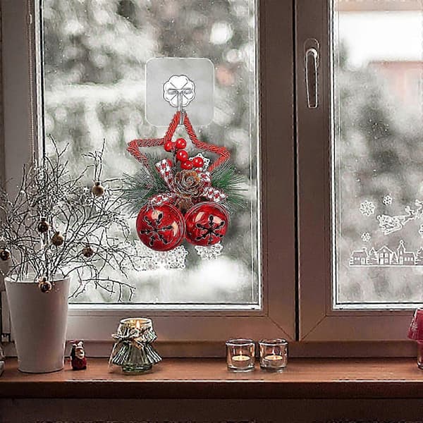 Jernpynt til juletreet, juledekorasjon, julestjerne, anheng, juletrepynt.