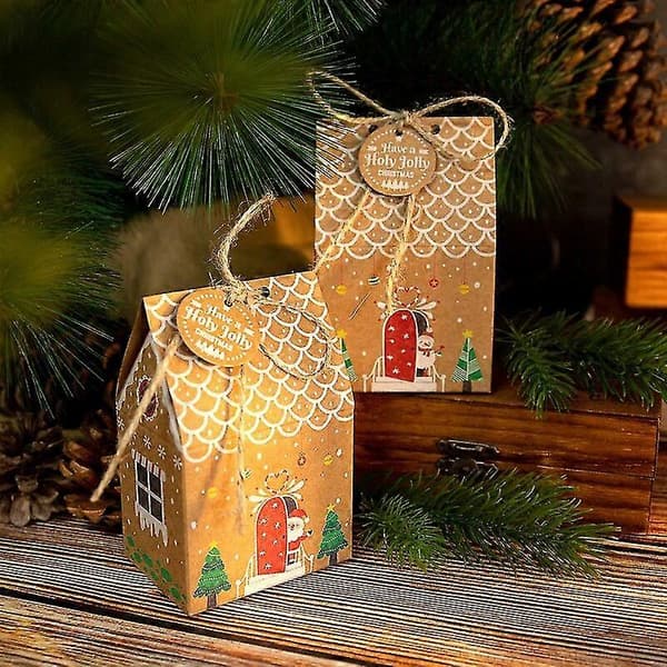 24 Pepperkake-gaveesker med adventskalender