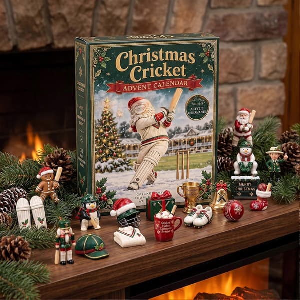 Jule-krekling adventskalender – 24-dagers akryl – for barnas borddekorasjon