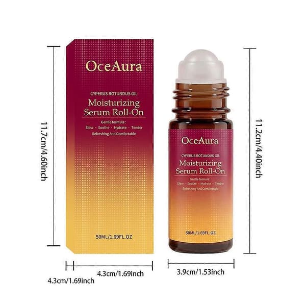 OceAura Cyperus Rotundus Olie - Roll-On Serum Efter Hårfjerning