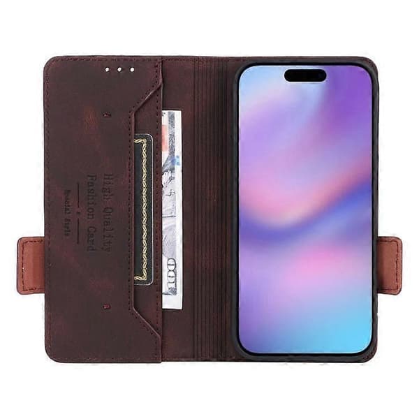 iPhone 17 lædertelefoncover med magnetisk lås