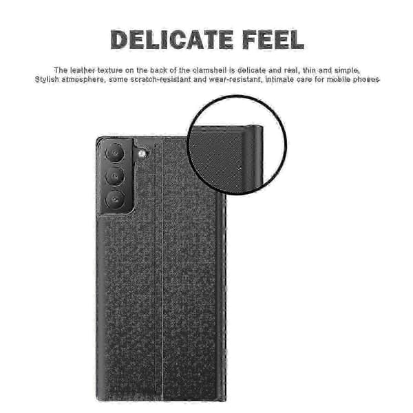 Optimalisert tittel for Samsung Galaxy S21 FE View Window Phone Case 2025