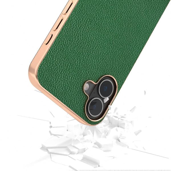 ABEEL Mino Läderpläteringsfodral för iPhone 16
