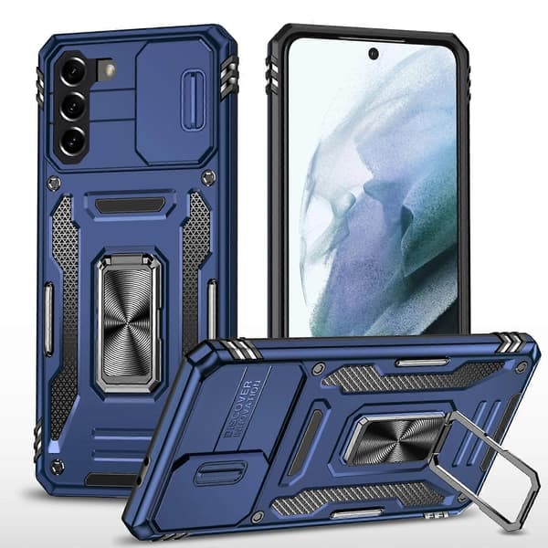 För Samsung Galaxy S23+ 5G Armor PC + TPU Kameraskydd Telefonfodral