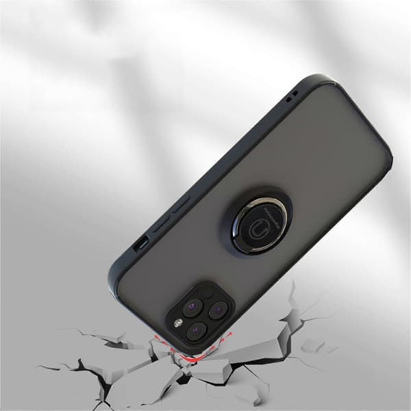 Til iPhone 12 Pro Max-deksel med ringholder, til iPhone 12 Pro magnetisk deksel
