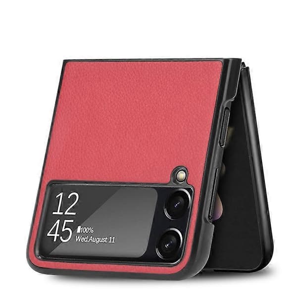 För Samsung Galaxy Z Flip3 5G Litchi Texture Phone Case